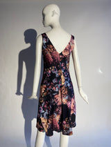 Floral Slip Dress - Purple
