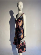 Floral Slip Dress - Purple