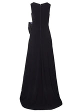 Classic Sleeveless Dress with Taffeta Bow - Kevan Hall - Dress -