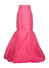 Floral Lace Top with Hi - Waisted Cargo Gown Skirt - Kevan Hall Co. - 1