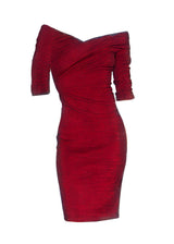 Off The Shoulder Ponte Dress - Kevan Hall - Dress -