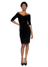 Off The Shoulder Ponte Dress - Kevan Hall - Dress -