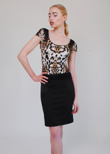 NEW* Leopard Cap Sleeve Dress