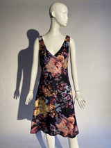 Floral Slip Dress - Purple