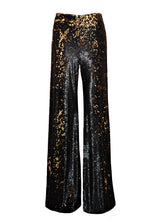 Blackened Sequin Cardigan Blazer and Wide Leg Pant - Kevan Hall Co. - 