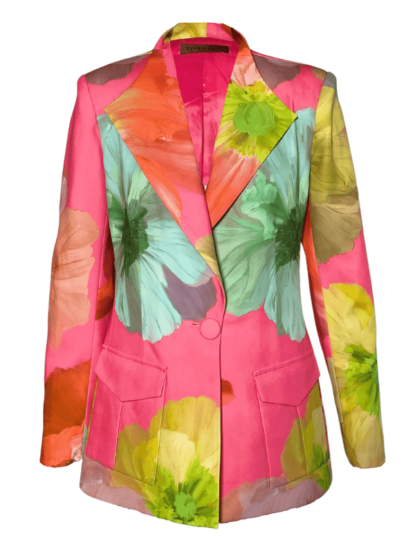 Blossom Boyfriend Jacket - Kevan Hall - 