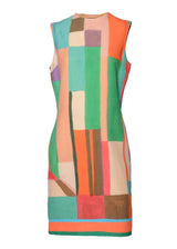 CÔTE D’AZUR GRAND PLAID DELAUNAY SHEATH DRESS - Kevan Hall Co. - 