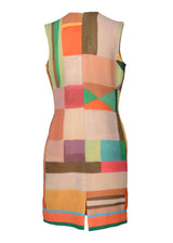 CÔTE D’AZUR GRAND PLAID DELAUNAY SHEATH DRESS - Kevan Hall Co. - 