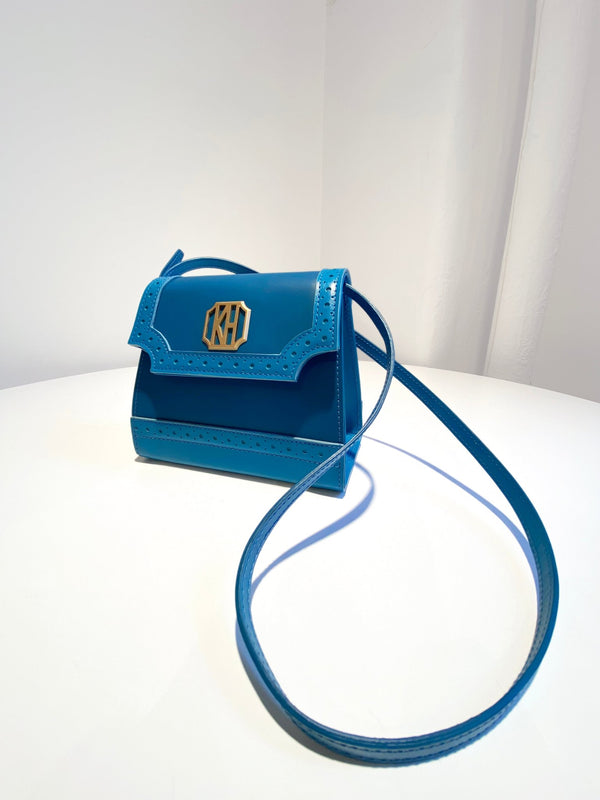 Mini Signature Handbag | Teal + Turquoise - Kevan Hall Co. - 