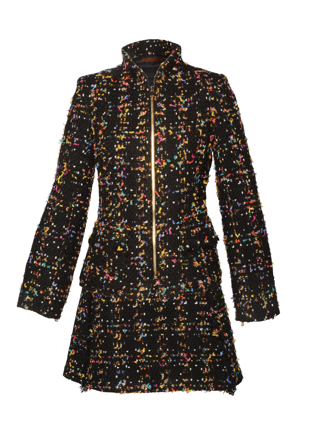 onyx-metallic-tweed-zip-front- onyx-metallic-tweed-zip-front-