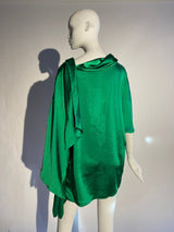 Silky Scarf Top - Green - Kevan Hall - 