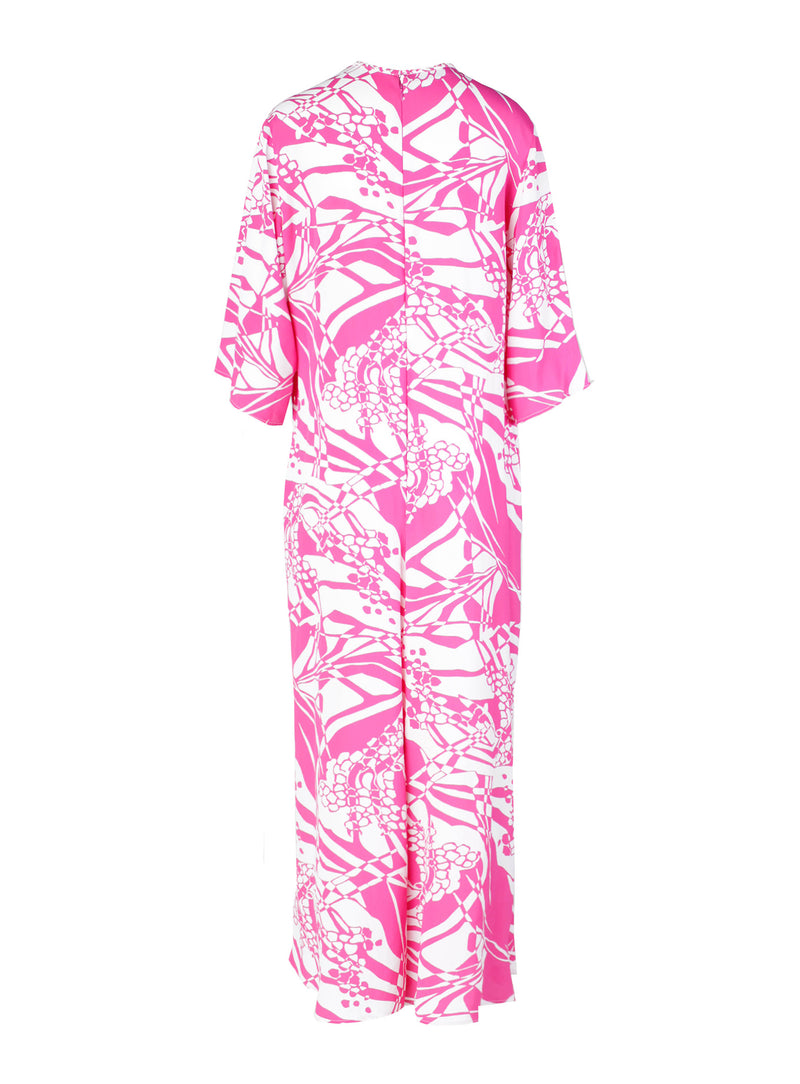 Mod Abstract Jumpsuit with Self Belt