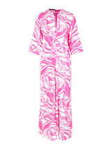 Mod Abstract Jumpsuit with Self Belt